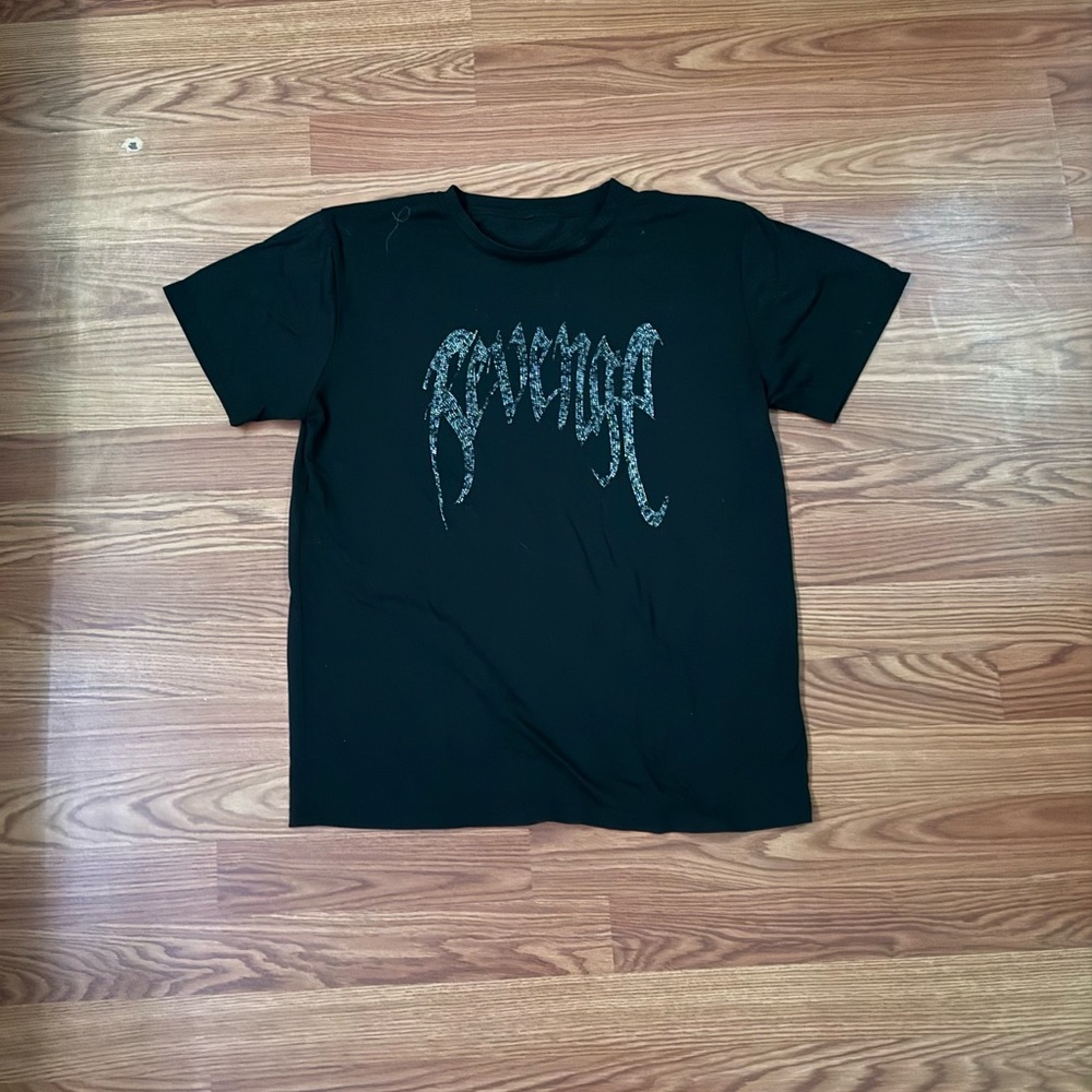 Black Revenge Rhinestone tee